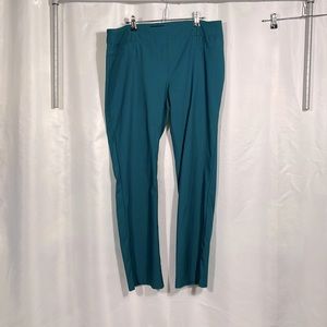 Teal Pull On Pants